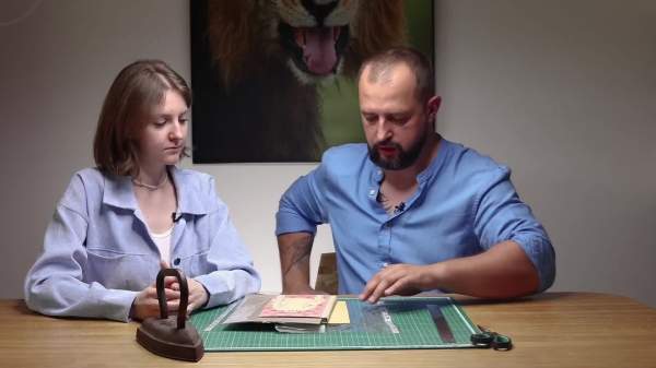 Работа над книжными форзацами